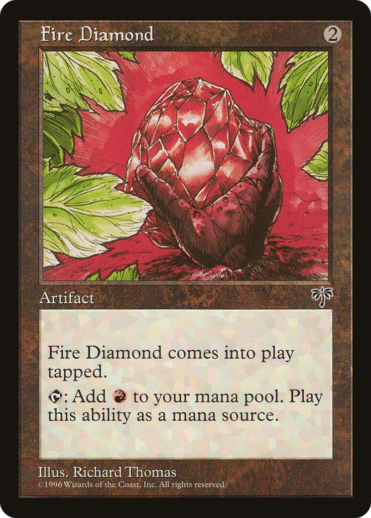 Fire Diamond (MIR-) [Mirage] MTG Single Wizards of the Coast