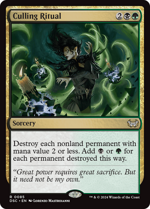 Culling Ritual (DSC-085) [Duskmourn: House of Horror Commander] MTG Single Wizards of the Coast