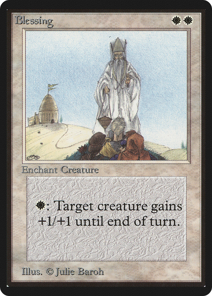 Blessing (LEB-) [Oldschool] Limited Edition Beta MTG Single Wizards of the Coast