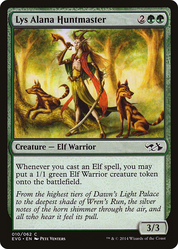 Lys Alana Huntmaster (DD3-) [Misc] Duel Decks Anthology: Elves vs. Goblins MTG Single Wizards of the Coast