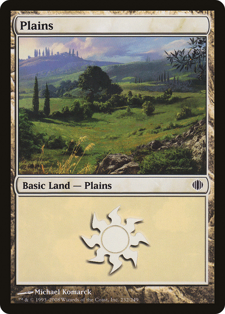 Plains (ALA-232) [Shards of Alara] Foil MTG Single Wizards of the Coast