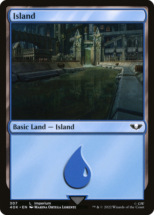 Island (40K-307) [Warhammer 40,000 Commander] MTG Single Wizards of the Coast