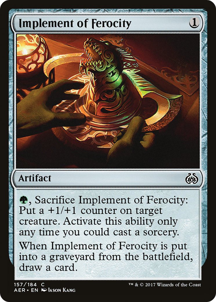 Implement of Ferocity (AER-157) [Aether Revolt] Foil MTG Single Wizards of the Coast