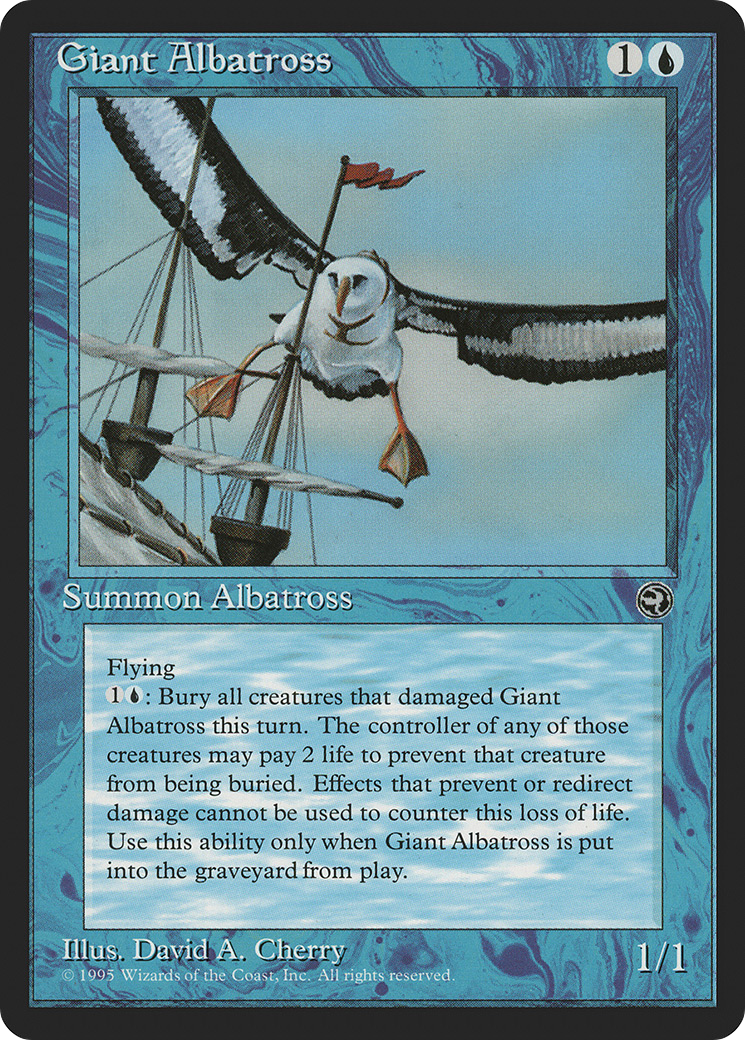 Giant Albatross (HML-027) [Homelands] MTG Single Wizards of the Coast