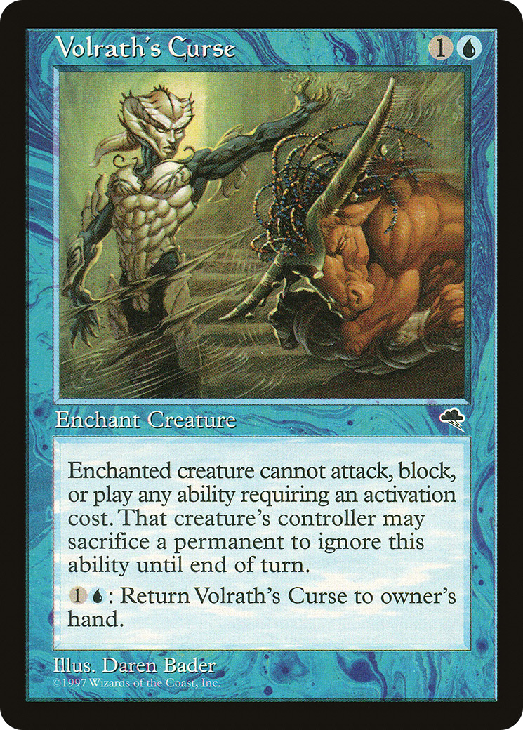 Volrath's Curse (TMP-101) [Tempest] MTG Single Wizards of the Coast