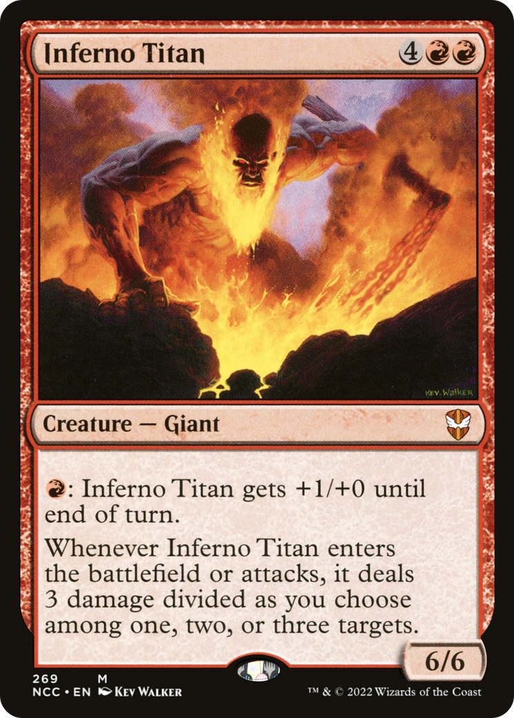 Inferno Titan (NCC-269) [New Capenna Commander] MTG Single Wizards of the Coast