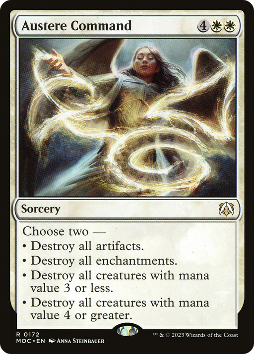 Austere Command (MOC-172) [March of the Machine Commander] MTG Single Wizards of the Coast