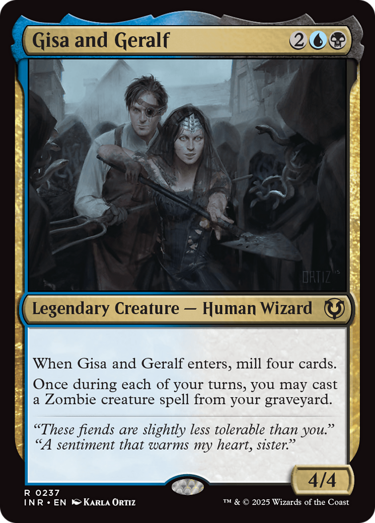 Gisa and Geralf (INR-237) [Innistrad Remastered] MTG Single Wizards of the Coast