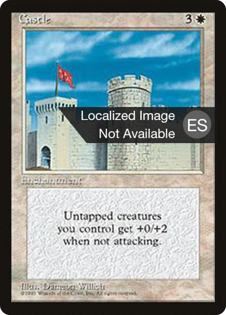Castle (4BB-012) [Fourth Edition Foreign Black Border] MTG Single Wizards of the Coast