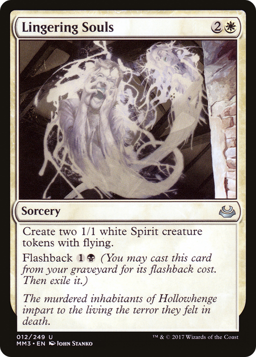 Lingering Souls (MM3-012) [Modern Masters 2017] MTG Single Modern Masters 2017