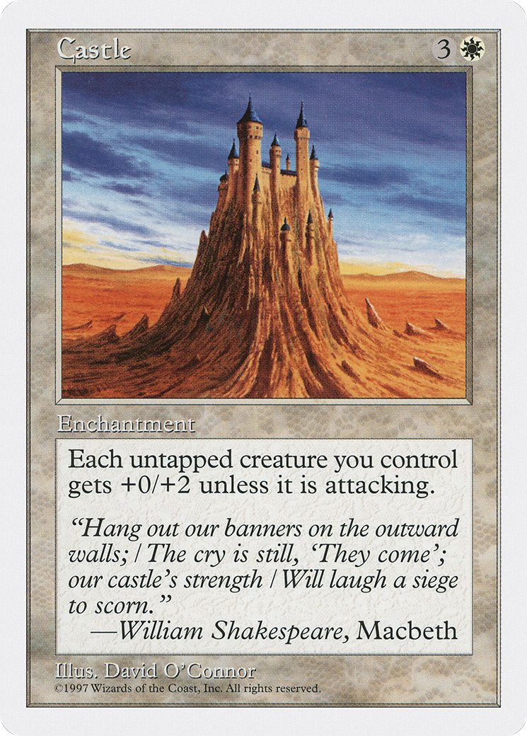 Castle (5ED-015) [Fifth Edition] MTG Single Wizards of the Coast