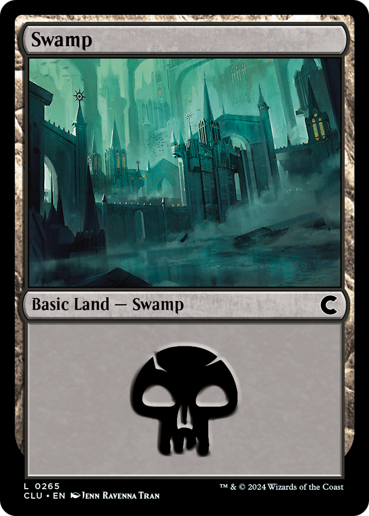 Swamp (0265) (CLU-265) [Ravnica: Clue Edition] MTG Single Wizards of the Coast