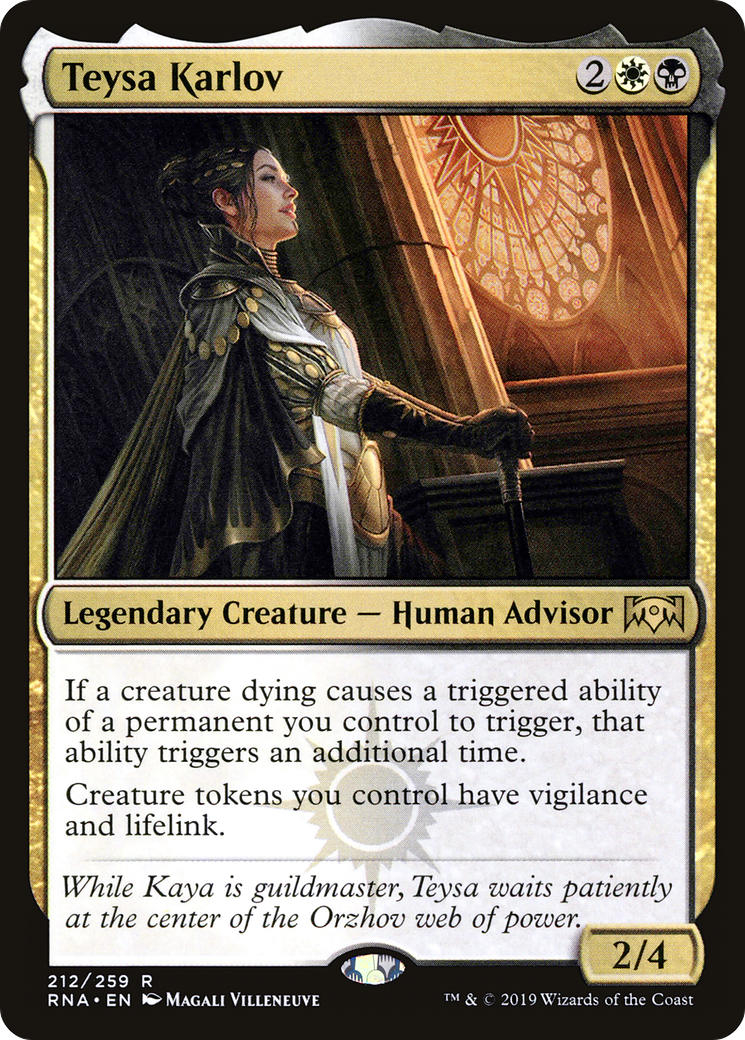 Teysa Karlov (RNA-212) [Ravnica Allegiance] MTG Single Wizards of the Coast