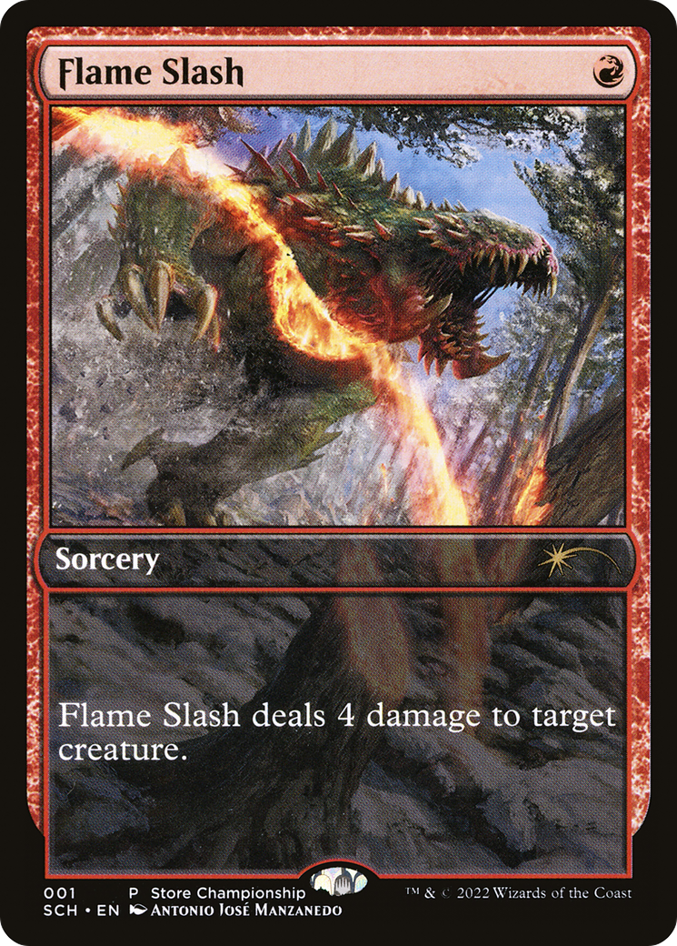 Flame Slash (GAME-001) [Misc] Store Championships MTG Single Wizards of the Coast