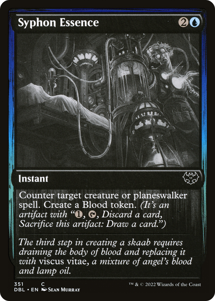 Syphon Essence (DBL-351) [Innistrad: Double Feature] MTG Single Wizards of the Coast