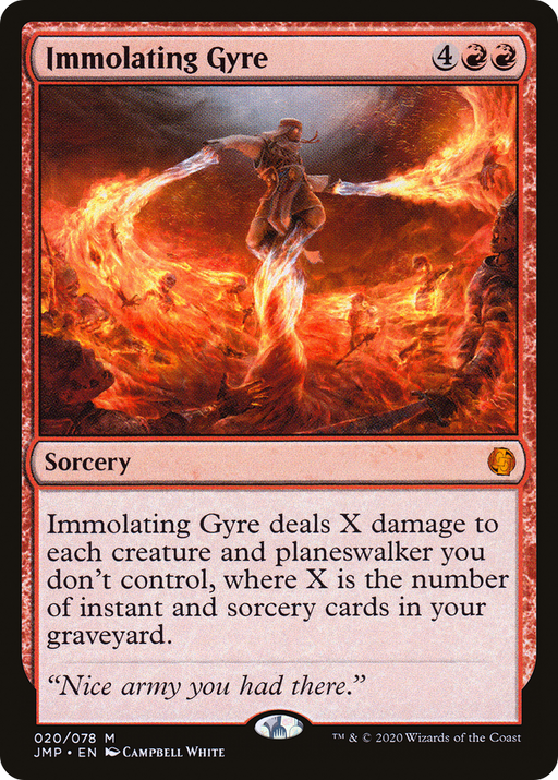Immolating Gyre (JMP-020) [Jumpstart] MTG Single Wizards of the Coast