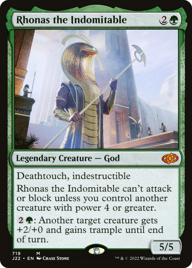 Rhonas the Indomitable (J22-719) [Jumpstart 2022] MTG Single Wizards of the Coast