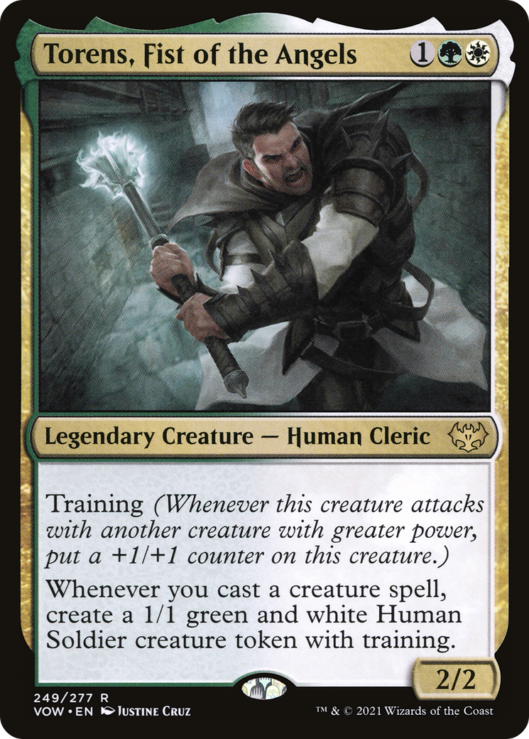Torens, Fist of the Angels (VOW-249) [Innistrad: Crimson Vow] Foil MTG Single Wizards of the Coast