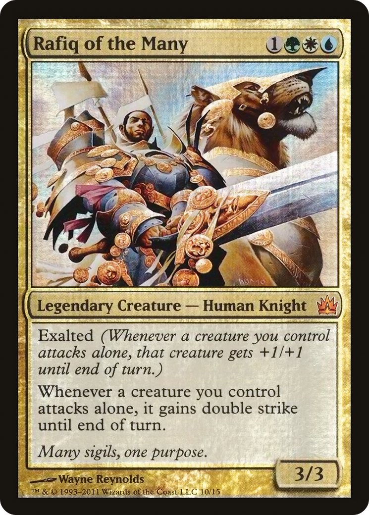Rafiq of the Many (V11-) [Misc] From the Vault: Legends Foil MTG Single Wizards of the Coast