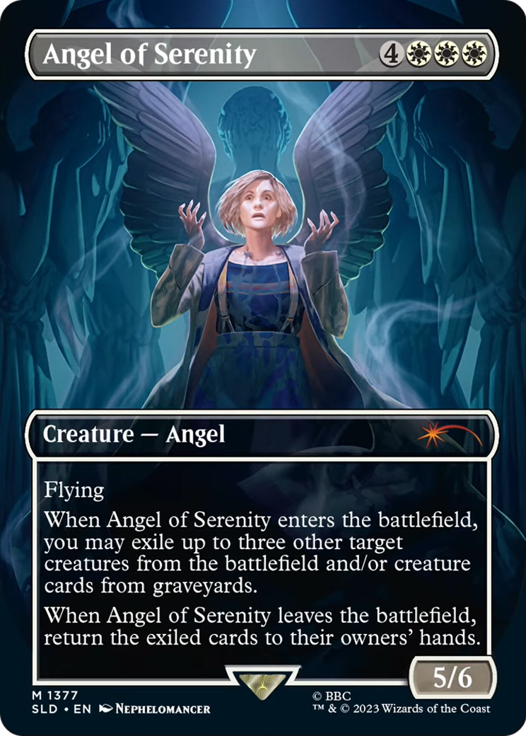 Angel of Serenity (SLD-1377) [Secret Lair] Drop (Borderless) MTG Single Wizards of the Coast