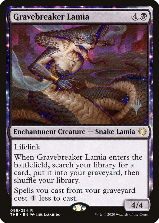 Gravebreaker Lamia (PPTHB-098) [Theros Beyond Death Promos] Foil MTG Single Wizards of the Coast