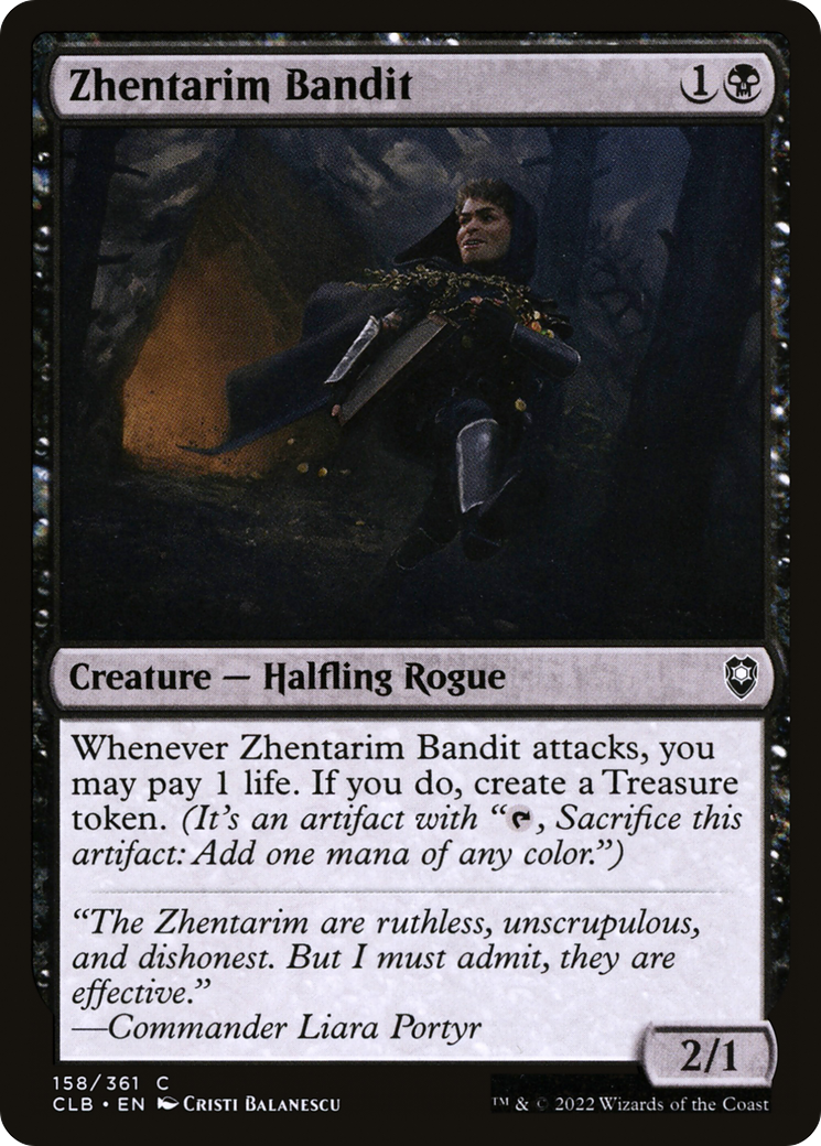 Zhentarim Bandit (CLB-158) [Commander Legends: Battle for Baldur's Gate] Foil MTG Single Wizards of the Coast