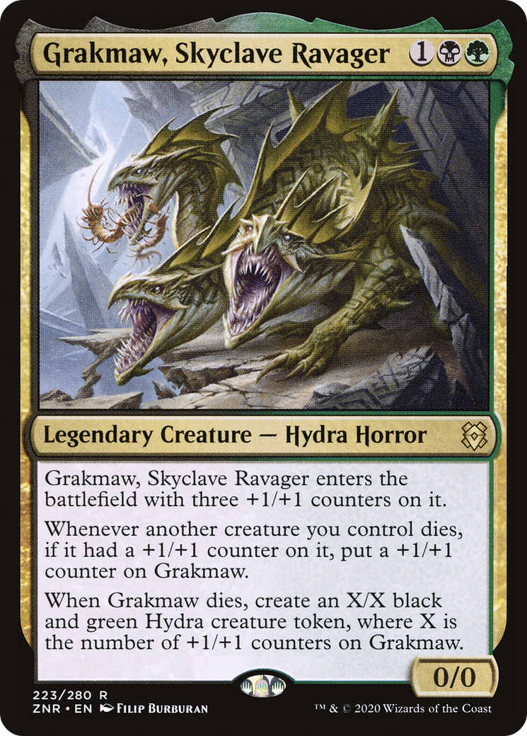Grakmaw, Skyclave Ravager (ZNR-223) [Zendikar Rising] Foil MTG Single Wizards of the Coast