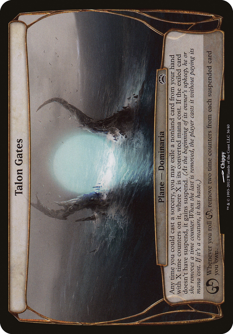 Talon Gates (Planechase 2012) (OVER-036) [Oversized] Planechase 2012 Planes MTG Single Wizards of the Coast