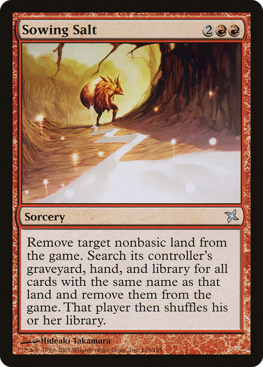 Sowing Salt (BOK-118) [Betrayers of Kamigawa] MTG Single Wizards of the Coast