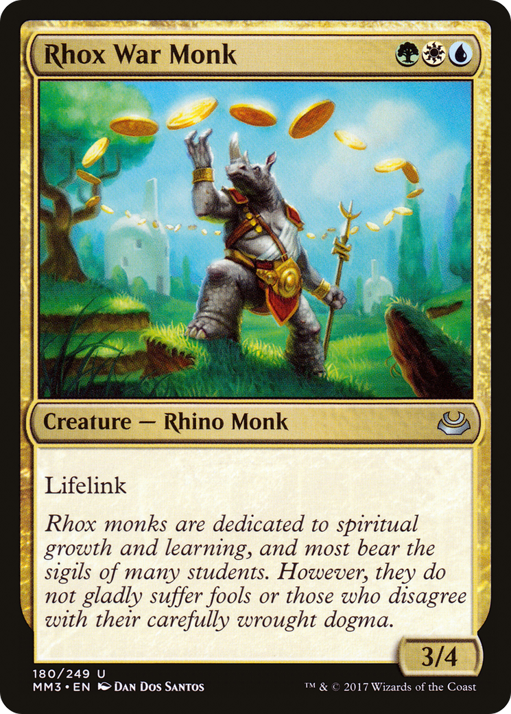 Rhox War Monk (MM3-180) [Modern Masters 2017] Foil MTG Single Modern Masters 2017