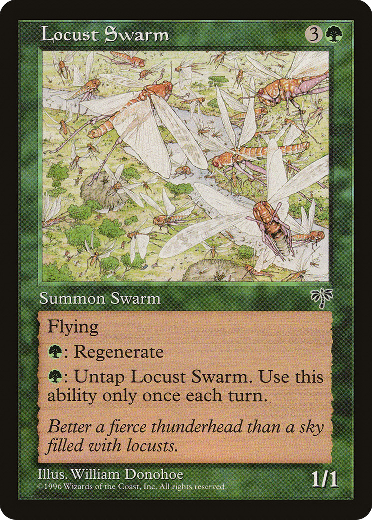 Locust Swarm (MIR-226) [Mirage] MTG Single Wizards of the Coast