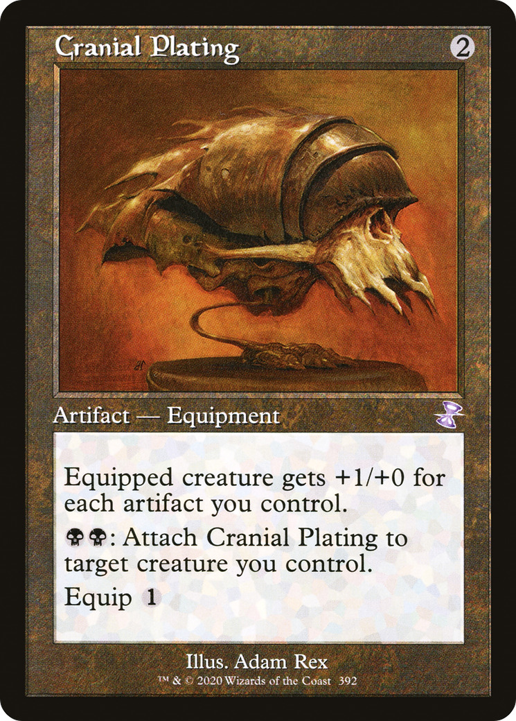 Cranial Plating (TSR-392) [Time Spiral Remastered] Foil MTG Single Wizards of the Coast