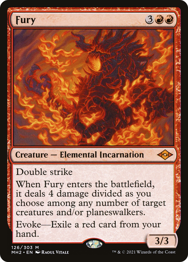 Fury (MH2-126) [Modern Horizons 2] MTG Single Modern Horizons 2