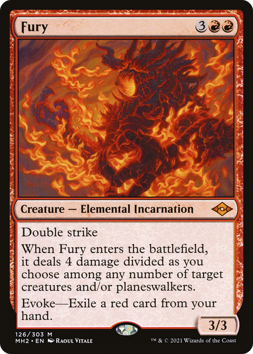 Fury (MH2-126) [Modern Horizons 2] MTG Single Modern Horizons 2