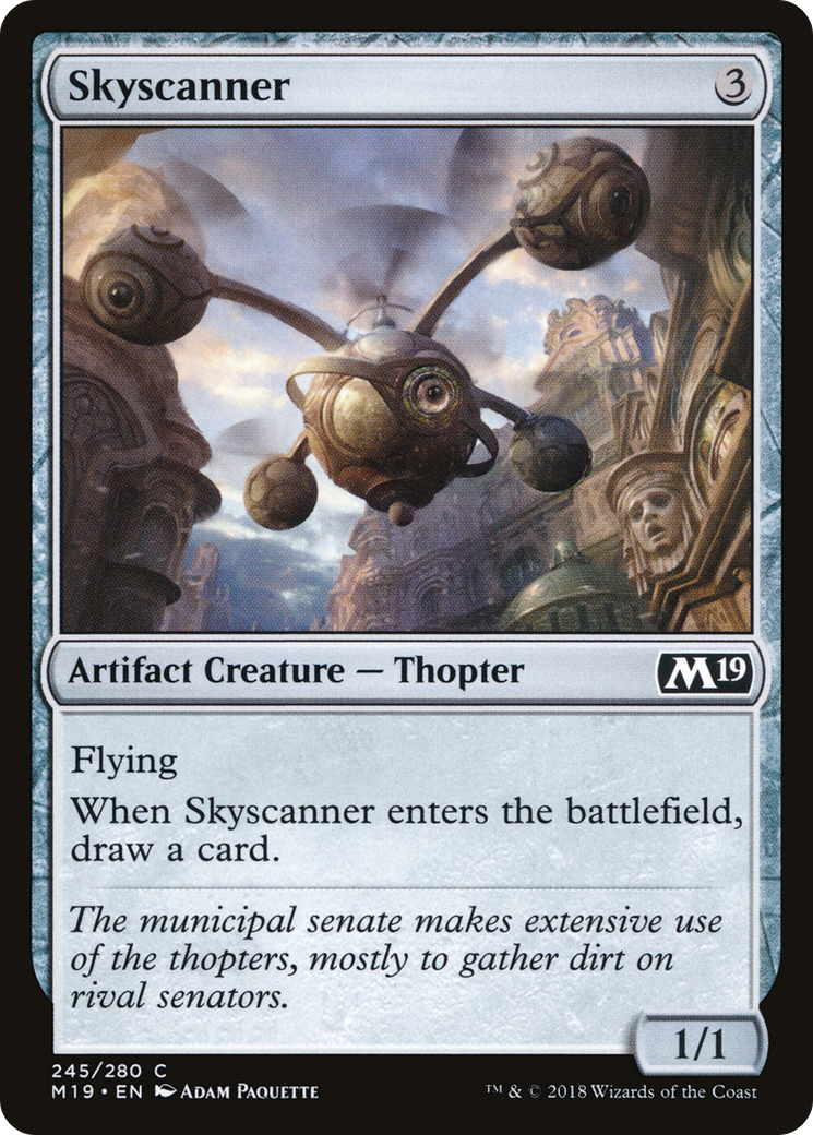 Skyscanner (M19-245) [Core Set 2019] Foil MTG Single Wizards of the Coast