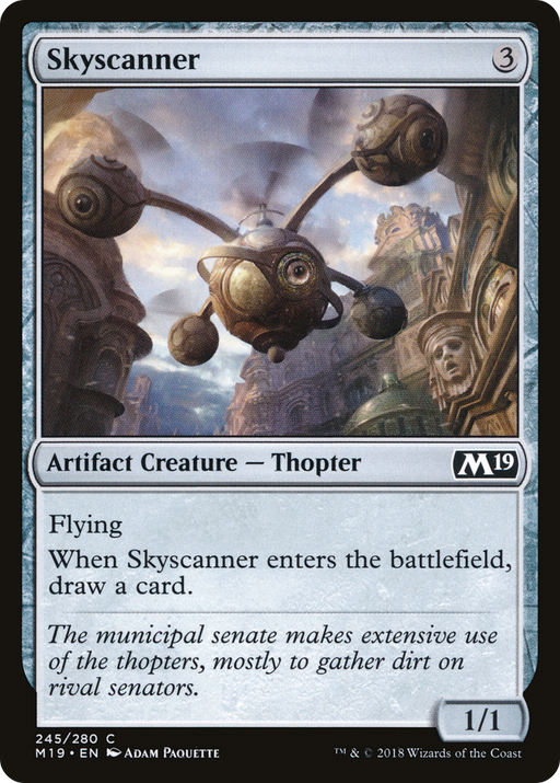 Skyscanner (M19-245) [Core Set 2019] Foil MTG Single Wizards of the Coast