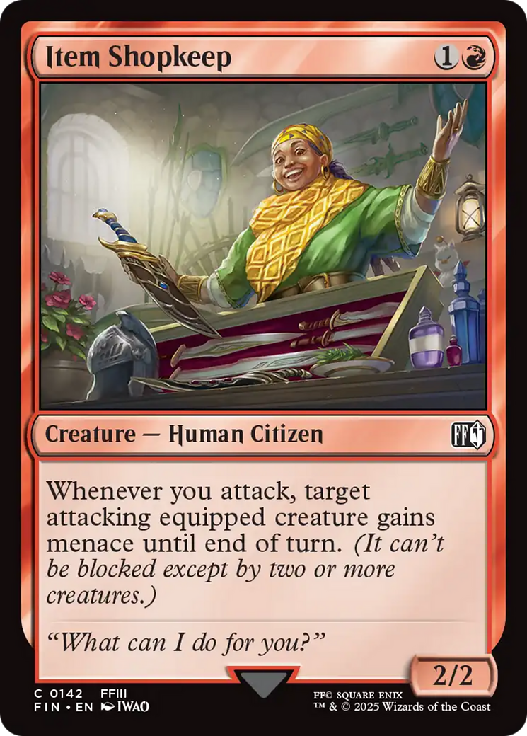 Item Shopkeep (FIN-142) [FINAL FANTASY] MTG Single Wizards of the Coast