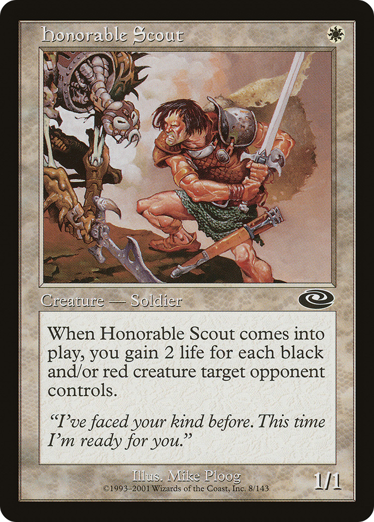 Honorable Scout (PLS-008) [Planeshift] Foil MTG Single Wizards of the Coast