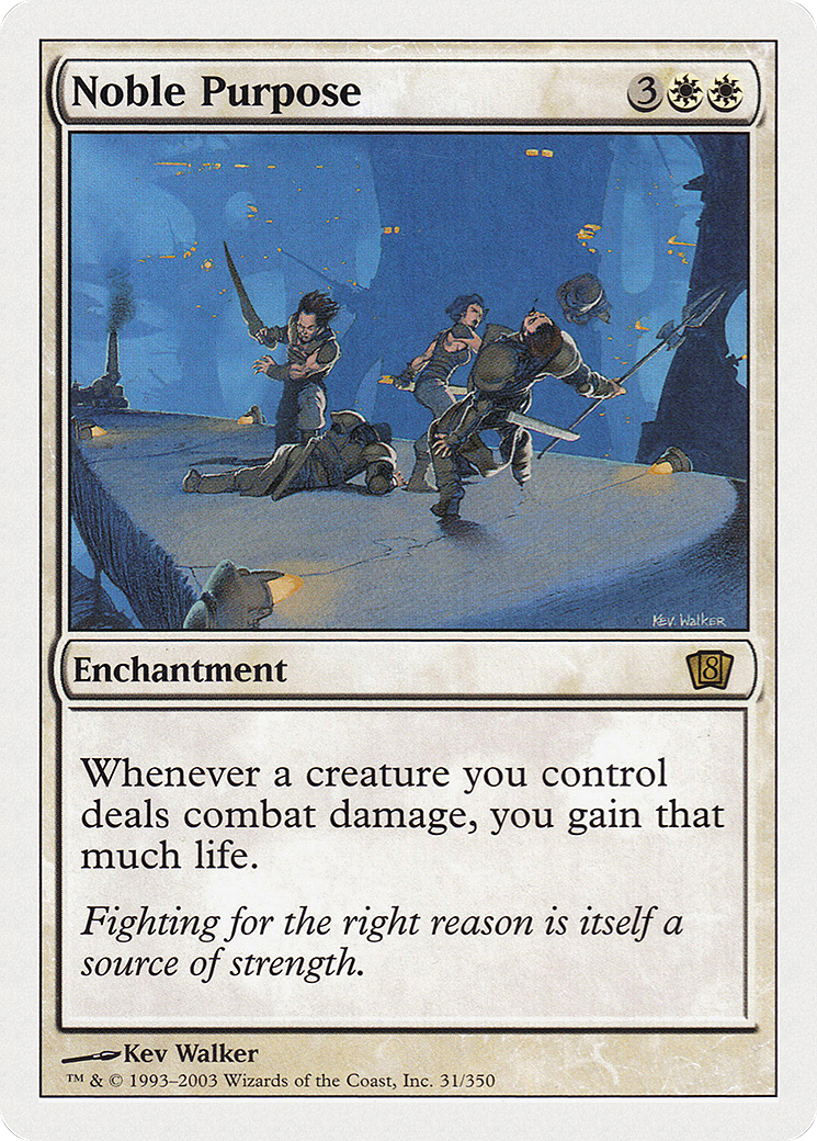 Noble Purpose (8ED-031) [8th Edition] Foil MTG Single Wizards of the Coast