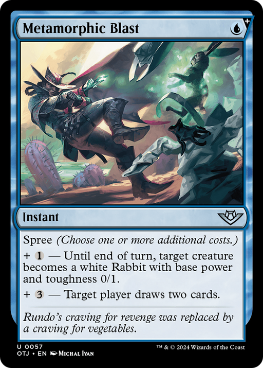 Metamorphic Blast (OTJ-057) [Outlaws of Thunder Junction] MTG Single Wizards of the Coast