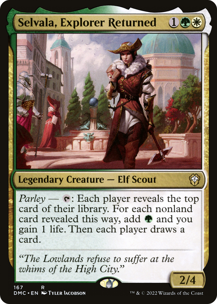 Selvala, Explorer Returned (DMC-167) [Dominaria United Commander] MTG Single Wizards of the Coast