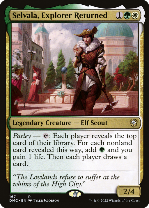 Selvala, Explorer Returned (DMC-167) [Dominaria United Commander] MTG Single Wizards of the Coast
