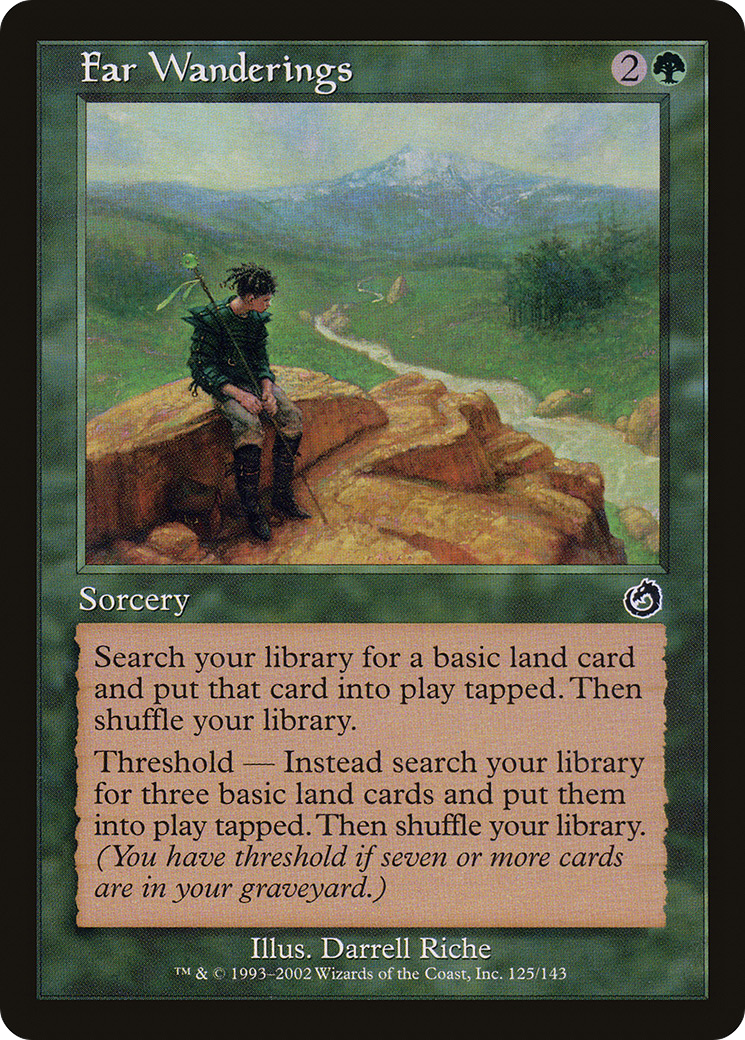 Far Wanderings (TOR-125) [Torment] MTG Single Wizards of the Coast