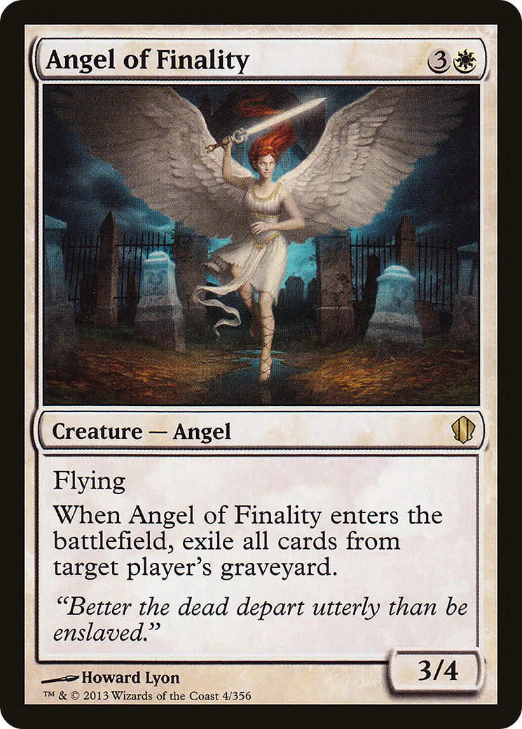 Angel of Finality (C13-004) [Commander 2013] MTG Single Wizards of the Coast