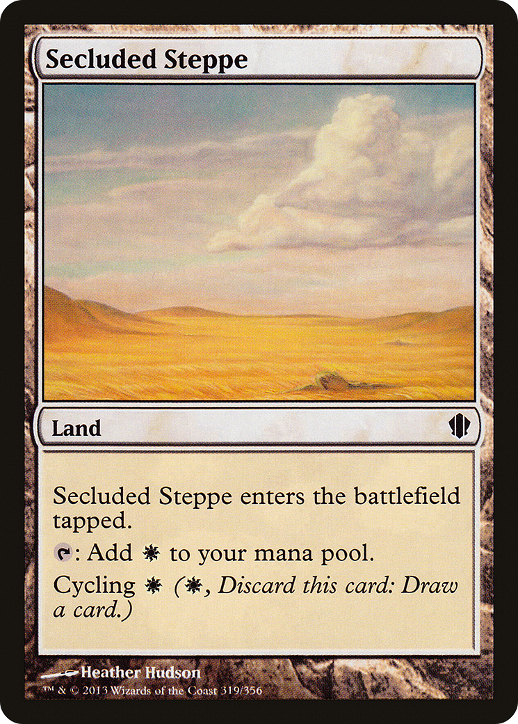 Secluded Steppe (C13-319) [Commander 2013] MTG Single Wizards of the Coast