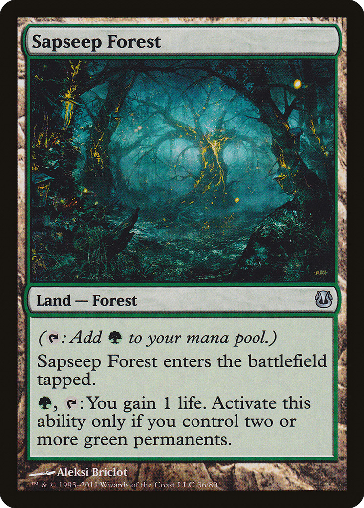 Sapseep Forest (DDH-036) [Misc] Duel Decks: Ajani vs. Nicol Bolas MTG Single Wizards of the Coast