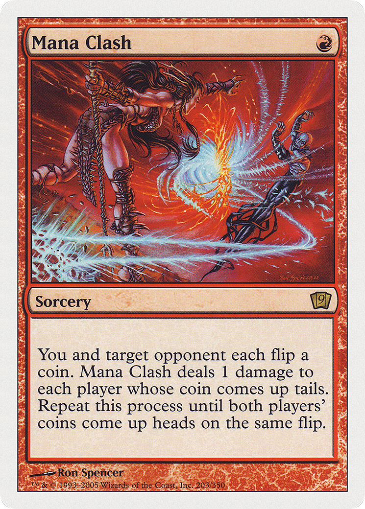 Mana Clash (9ED-203) [9th Edition] MTG Single Wizards of the Coast