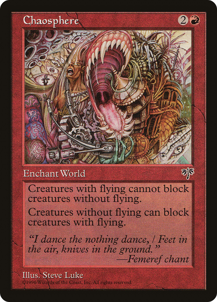 Chaosphere (MIR-) [Mirage] MTG Single Wizards of the Coast