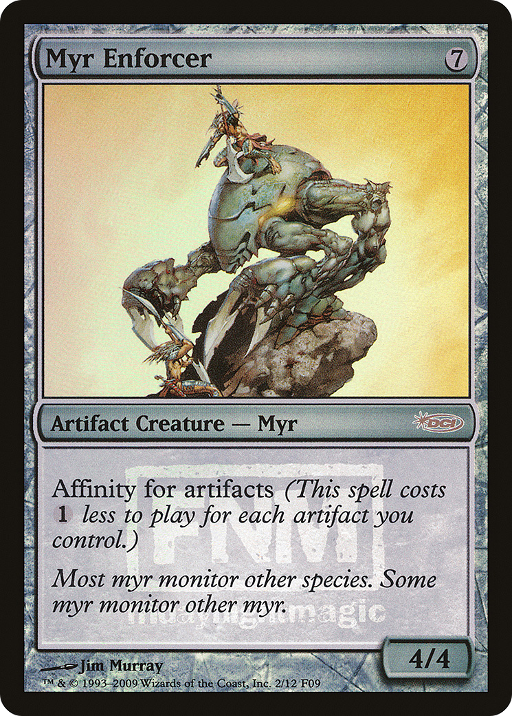 Myr Enforcer (FNM-) [Misc] Friday Night Magic 2009 Foil MTG Single Wizards of the Coast