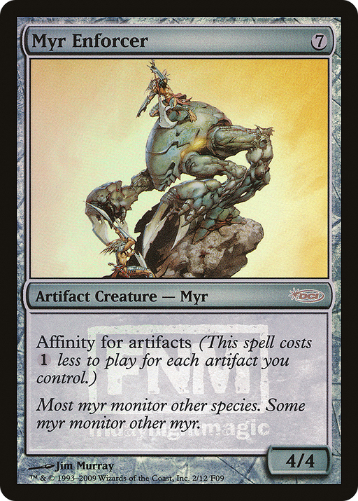 Myr Enforcer (FNM-) [Misc] Friday Night Magic 2009 Foil MTG Single Wizards of the Coast